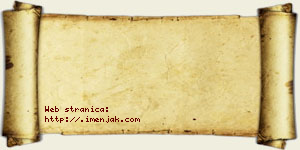 Andreja Dedijer vizit kartica